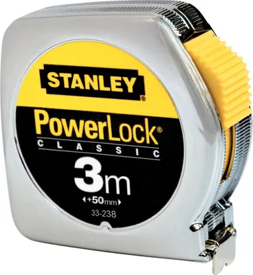 Image de Mètre ruban de poche Powerl. 3 m 12,7 mm, boîtier métallique, Stanley | 3253561332180