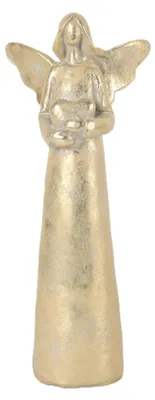 Produktbild von TrendLine Deko Engel Polyresin 9 x 4,5 x 22 cm gold