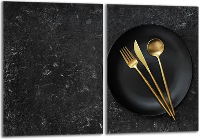 Image de Set de plaques de recouvrement pour cuisinière 2x40x52 cm Couverture de la plaque vitrocéramique, verre anti-éclaboussures, ardoise cuisine