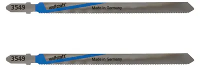 Produktbild von wolfcraft GmbH 4006885354906, Stichsägeblatt, Metall, Stahl, Hartstahl (HCS), Grau, 10,5 cm, 1,2 mm