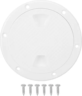 Produktbild von Bootsluke, rutschfest, abnehmbar, hochfest, Inspektionsdeckplattenabdeckung für Marineschiff, Yacht, 10,2 cm