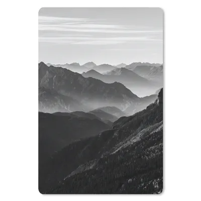 Produktbild von MuchoWow® Mauspad Mousepad Berge - Natur - Nebel 18x27 cm - Mousepads - Maus Mat - Pad - Mausunterlage