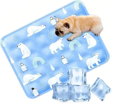 Zdjęcie produktu dla Mata chłodząca dla psa kota 50x40 cm samochłodząca antypoślizgowa