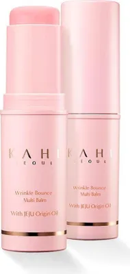 Produktbild von Kahi Wrinkle Bounce Multi Balm Stick 9g – Feuchtigkeit, Anti-Aging & Glow | Ideal für Gesicht, Lippen & Haare | Kompakt, vegan & leicht parfümiert –  Korea