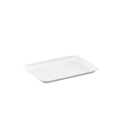 Image de Récipient GN WACA Plateau de présentation en porcelaine mélamine blanche