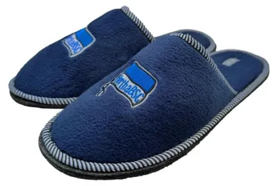 Produktbild von Hertha BSC Fan-Pantoffeln aus 100 % Polyester in Navy, Schuhgröße 37/38