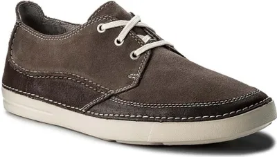Produktbild von Clarks Gosler Edge Herren Leder Braun Halbschuhe 40
