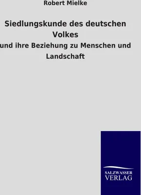 Produktbild von Siedlungskunde des deutschen Volkes