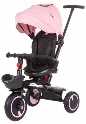 Zdjęcie produktu dla Składana wózek dziecięcy Chipolino - Quick Fold, 360°, różowy