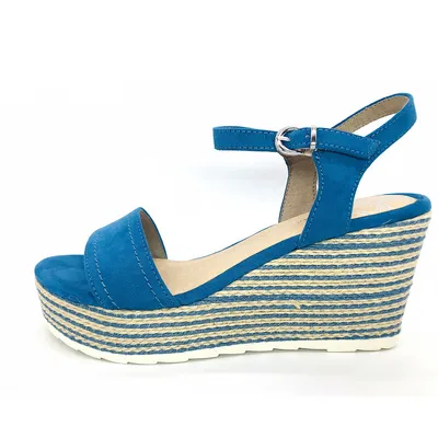 Produktbild von Marco Tozzi sandalette Damen Sandaletten in Blau, Größe 38