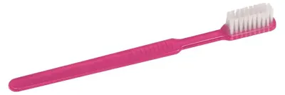 Produktbild von MED-COMFORT, Einmal-Zahnbürste mit Pasta, pink | Box (100 Stück)