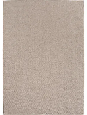Immagine prodotto di Tappeto a pelo corto, tinta unita, adatto per soggiorno, camera da letto o cameretta, color beige, forma rettangolare, dimensioni 140x200 cm
