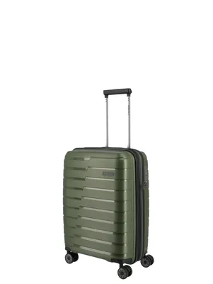 Immagine prodotto di Travelite Air Base, Trolley, Valigia rigida, Verde oliva, Caffè, Piccola, 4 ruote