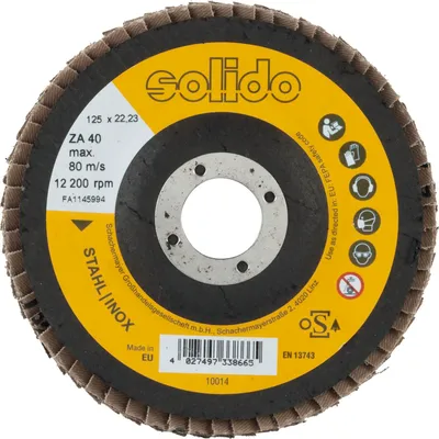 Immagine prodotto di Disco lamellare Tyrolit Disco abrasivo ø 115 mm grana 60 allumina zirconia