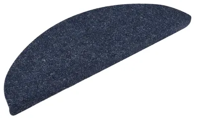 Zdjęcie produktu dla vidaXL Maty pod stopnie samoprzylepne 5 szt. 56x17x3 cm niebieskie półokrągłe