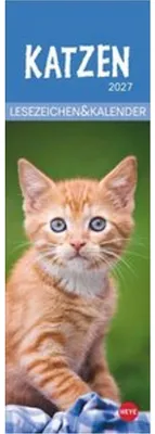 Produktbild von Katzen Lesezeichen & Kalender 2027