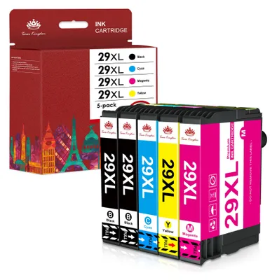 Produktbild von 5x Druckerpatronen 29XL für Epson 29 XL Multipack Patronen Kompatibel für Epson 29XL XP-247 XP-255 XP-330 XP-332 XP-335 XP-342 XP-432 XP-435 XP-442 XP-445 XP-452