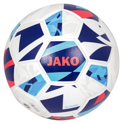 Produktbild von JAKO Trainingsball Iconic weiß/navy/coral