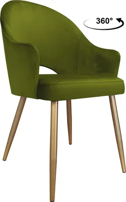 Obrázek produktu pro Otočná židle Velvet se zlatou základnou BL75