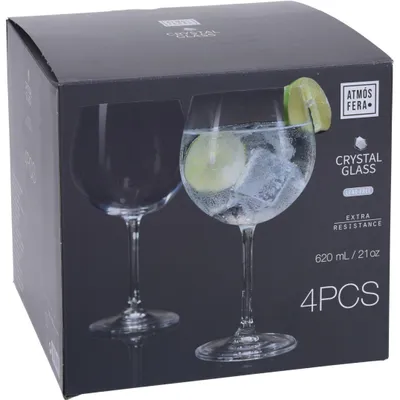 Produktbild von Gin-Tonic-Glas – Kristall – 620 ml – 4 Stück