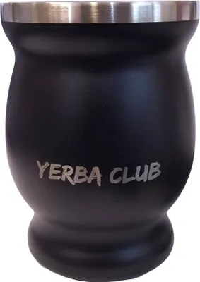 Produktbild von Matero Edelstahl Thermo Mate Schwarz Yerba Club
