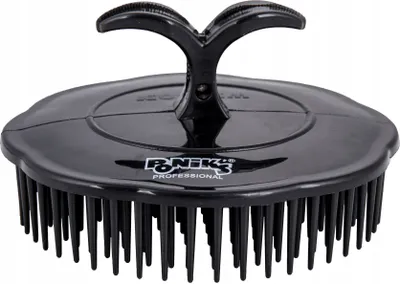 Produktbild von Ponik's Kopfhaut Massagebürste aus Silikon, Silikon-Kopfhautmassagebürste, Haarbürste für Männer Frauen, Massager Kamm, Kopf Gummipflege, Haarwachstum, Shwarz, Rot, Weiss, Gelb-nach dem Zufallsprinzip
