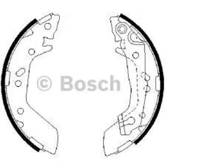 Produktbild von Bosch Bremsbackensatz  0 986 487 655