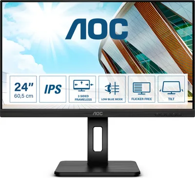 Produktbild von Q24P2Q (60 cm (24 Zoll), schwarz, FullHD, IPS, 75 Hz)