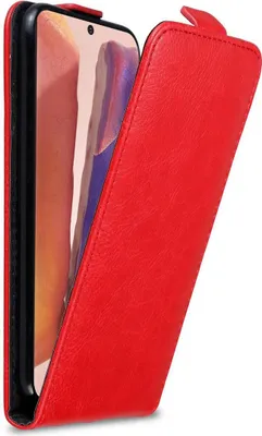 Obrázek produktu pro Cadorabo pouzdro pro Samsung Galaxy NOTE 20 Protective Cover in Red Flip Case Obal na mobilní telefon