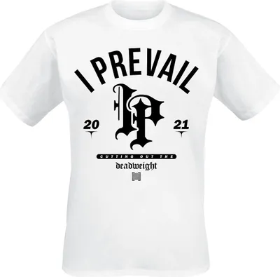 Produktbild von I Prevail T-Shirt Herren Deadweight weiß Band-Merch, Bands 100% Baumwolle M