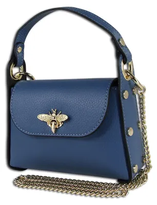 Immagine prodotto di Toscanto borsa a tracolla in pelle blu OTT817UF