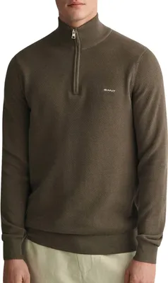 Produktbild von Gant Pique Half Zip Pullover Herren