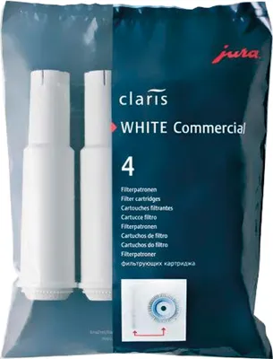 Produktbild von Jura Claris Weißer Wasserfilter 4 Stk.