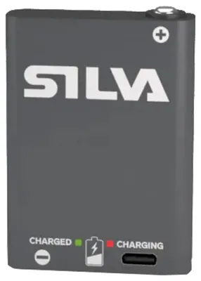 Produktbild von Silva Trail Runner Hybrid Battery 1.25 Ah (4.6 Wh) Black Baterie Stirnlampe batteriebetrieben