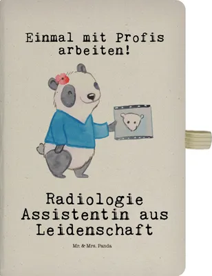 Produktbild von Mr. & Mrs. Panda Reisetagebuch Radiologie Assistentin Leidenschaft - Transparent - Geschenk, Kladde, Journal, notizbuch, A5, Schreibheft, Tagebuch