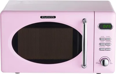 Produktbild von Wolkenstein Mikrowelle WMW720 SP - pink, Retro-Design, 700Watt, 20l, nostalgie