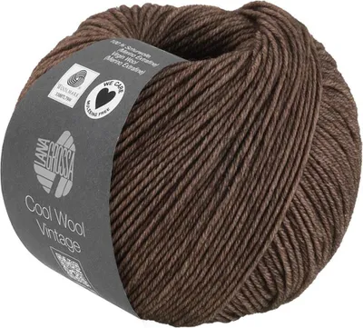 Produktbild von Lana Grossa - Cool Wool Vintage 7384 dunkelbraun