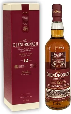 Produktbild von The GlenDronach 12 Jahre, Highland Single Malt Scotch Whisky, 43% Vol. 0,7 l im Geschenke-Set