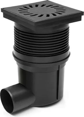 Produktbild von Bodenablauf Rost 150x50 mm Kellerablauf Ablauf Geruchsverschluss Schwimmer