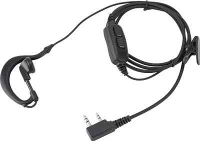 Image de Oreillette,Oreillette pour casque,Oreillette,Oreillette pour Baofeng,Oreillette double PTT