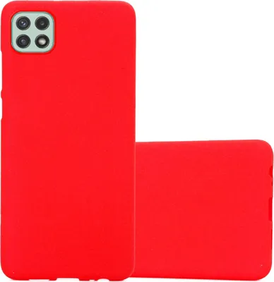 Produktbild von Cadorabo Schutzhülle für Samsung Galaxy A22 5G Hülle in Rot Handyhülle TPU Etui Cover Case