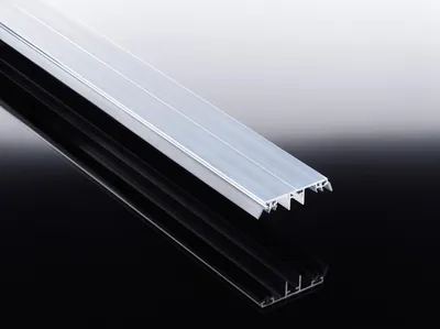 Produktbild von T&J Universalsystem 60, Alun3000 mm, Uni-Randoberprofil für 8/10 mmninkl. Dichtung