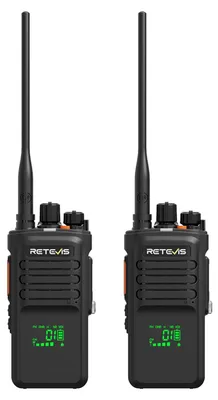 Imagen del producto de Radio portátil DMR - - 128 canales - Batería de 2800 mAh - Resistente al agua