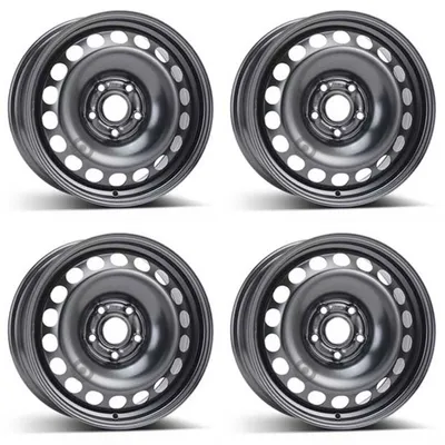 Productafbeelding van 4 stalen velgen, 7.0Jx16 inch, ET45, 5x112, geschikt voor Skoda Superb en Yeti. Set van 4