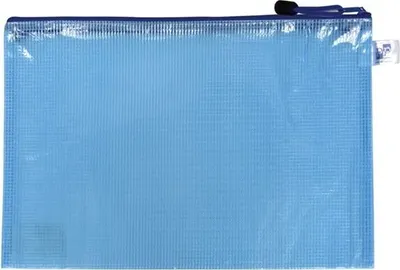 Produktbild von KARTON P+P Versandtasche mit Reißverschluss A4 blau