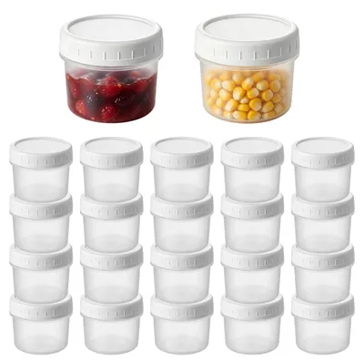 Produktbild von Frischhaltedose Gefrierdose Mini-Behälter - 160 ml - 20 Stück - Transparent - BPA-frei