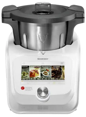 Küchenmaschine mit Touchscreen, 4,5 L Edelstahl, 10 Stufen, 1000 W