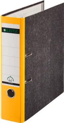 Produktbild von Leitz Plastic Lever Arch File A4 80mm 180°, A4, Karton, Gelb, 600 Blätter, 8 cm, 81 mm