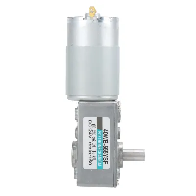 Productafbeelding van Turbinewormkast, DC-motortransmissie, motor met hoog torsiemoment, motor voor lage snelheid, motor met snelheidsregeling, 2-weg motor, sportbesturing