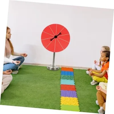 Obrázek produktu pro Přenosné otočné kolo o průměru 40 cm, vhodné pro losování, oslavy a hry, s možností zavěšení